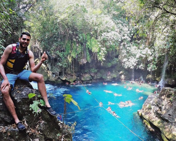 Visita guiada en puente de dios Tamasopo