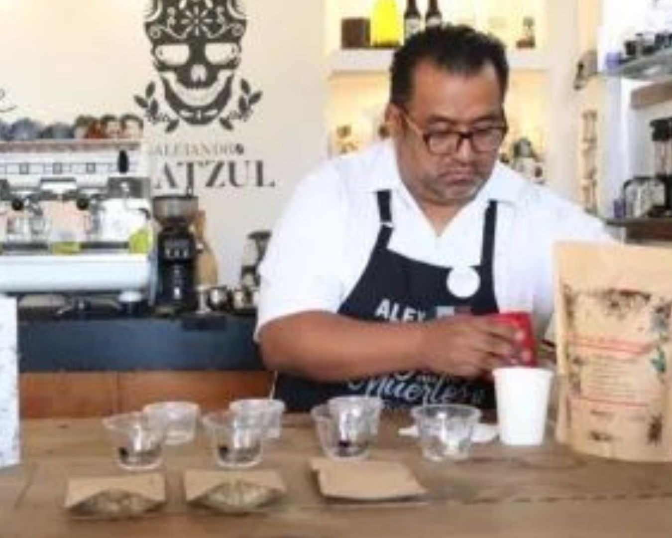 Un café en la granja