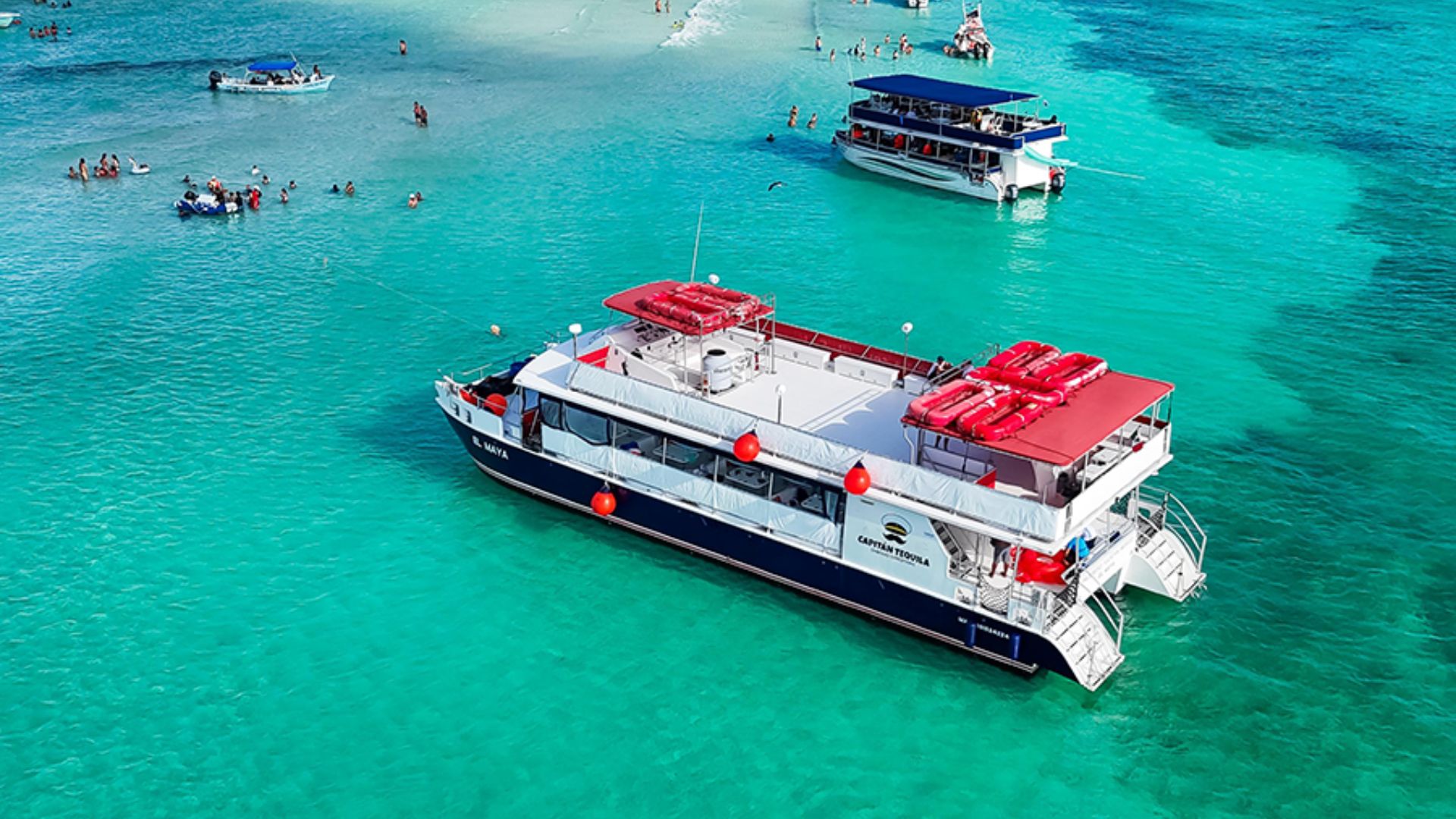 Tour a Cozumel en catamarán